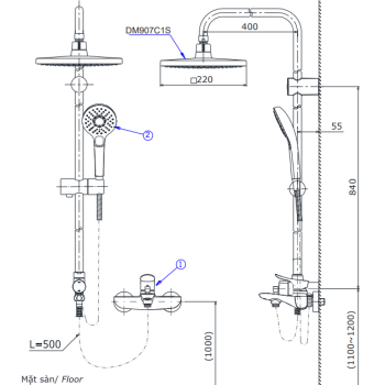 Bản vẽ DM907C1S TBG04302VA DGH108ZR