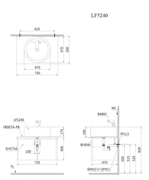 Bản vẽ LF5240