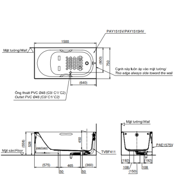 Bản vẽ PAY1515HVC TVBF411