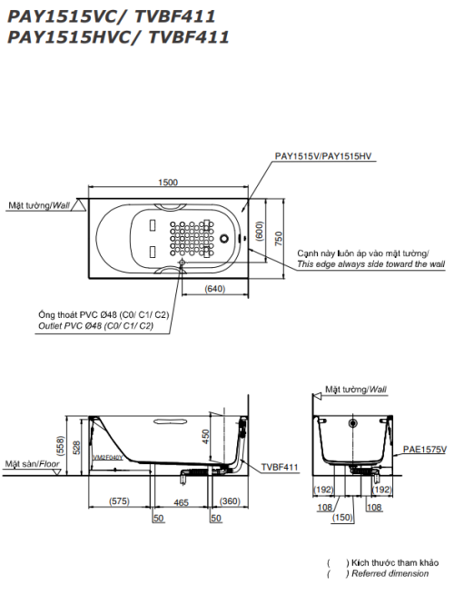Bản vẽ PAY1515HVC TVBF411