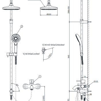 Bản vẽ TBW01002BA TBG03302VA TBW01010A