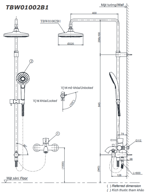 Bản vẽ TBW01002BA TBG03302VA TBW01010A