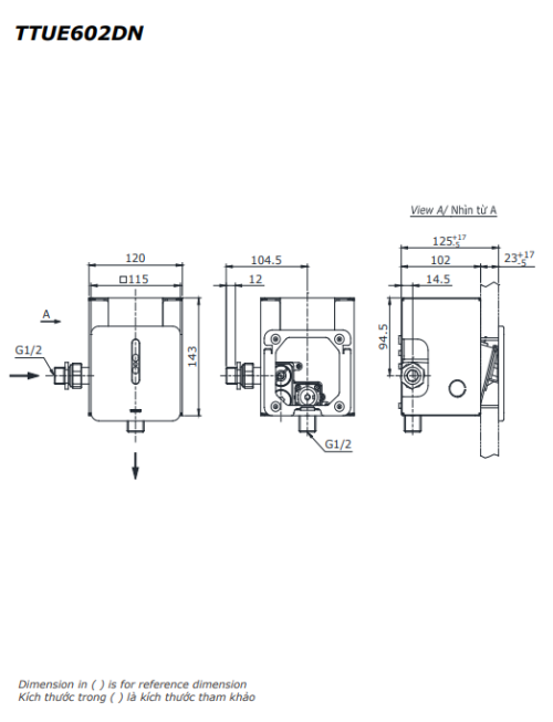 Bản vẽ TTUE602DN