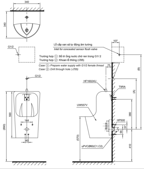 Bản vẽ UT557T