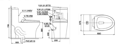 Bản vẽ V45M