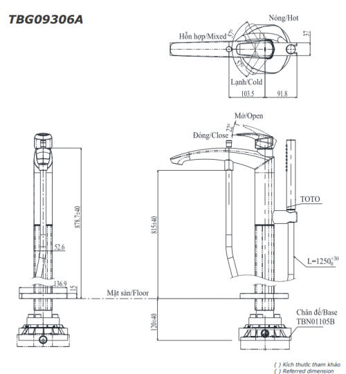 Bản vẽ TBG09306AA TBN01105B