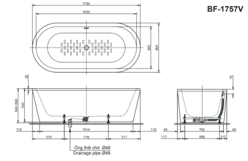 Bản vẽ BF-1757V