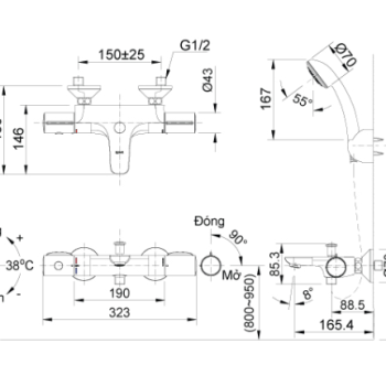 Bản vẽ BFV-3413T-8C